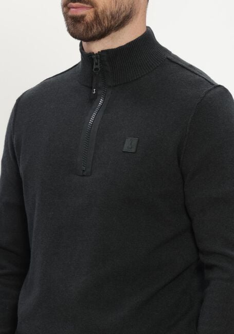 BUTCHER OF BLUE Trui CLIFDEN HALFZIP - large