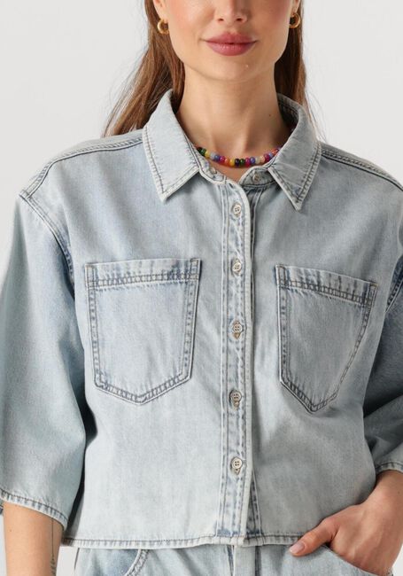 Lichtblauwe CIRCLE OF TRUST  MAE DENIM BLOUSE - large