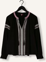 SCOTCH & SODA BALLOON SLEEVE EMBROIDERY TOP Blouses en noir SCOTCH & SODA BALLOON SLEEVE EMBROIDERY TOP Blouses en noir - medium
