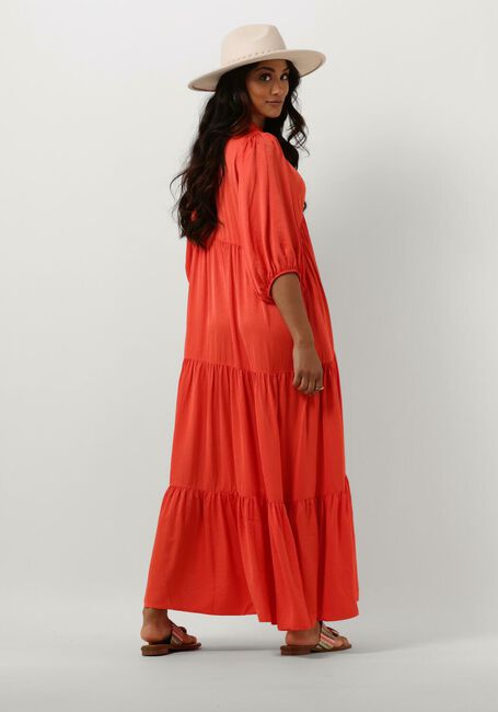 SUMMUM Robe midi DRESS SILKY TOUCH en orange - large