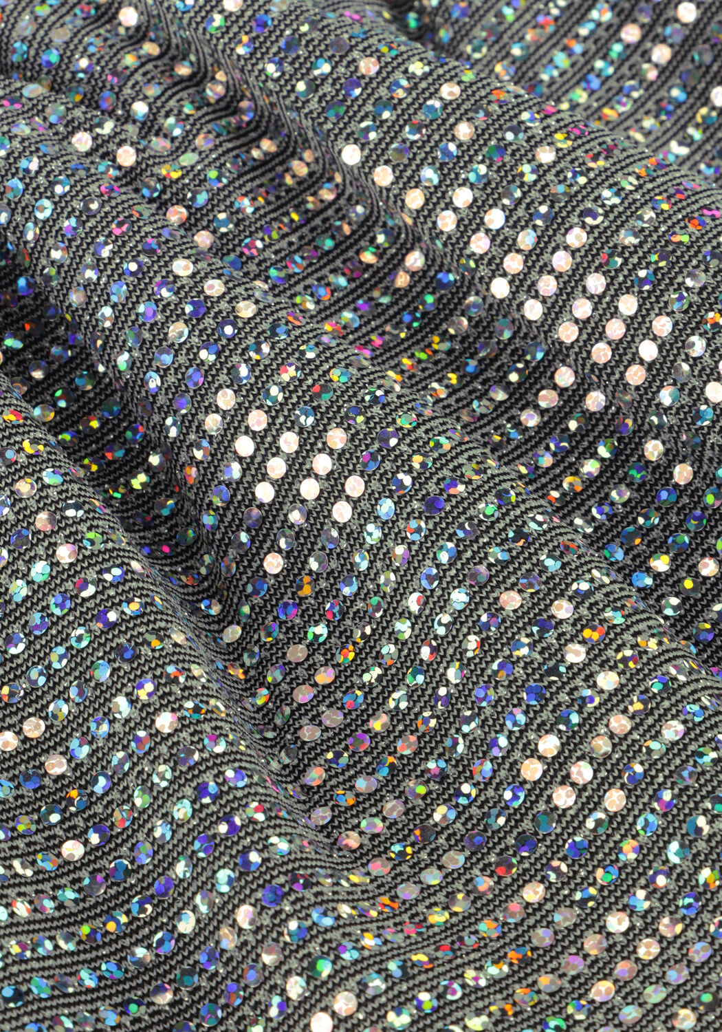 Zilveren ALIX MINI Minirok KNITTED SPARKLE SKIRT - large