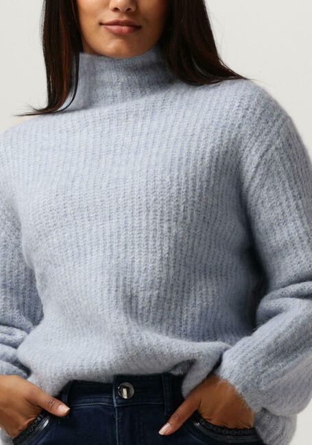 BRUUNS BAZAAR Pull SYRINGA RIKA KNIT Bleu clair - large