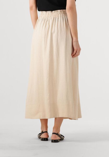 Beige Y.A.S. Maxirok YASFLAXY HW ANKLE SKIRT NOOS - large