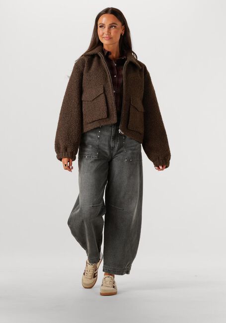 Bruine CIRCLE OF TRUST Teddy jas REESE JACKET - large