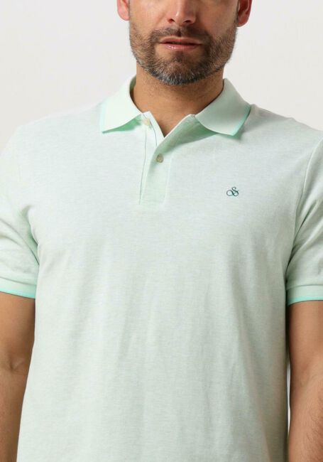 SCOTCH & SODA Polo MELANGE POLO Menthe - large