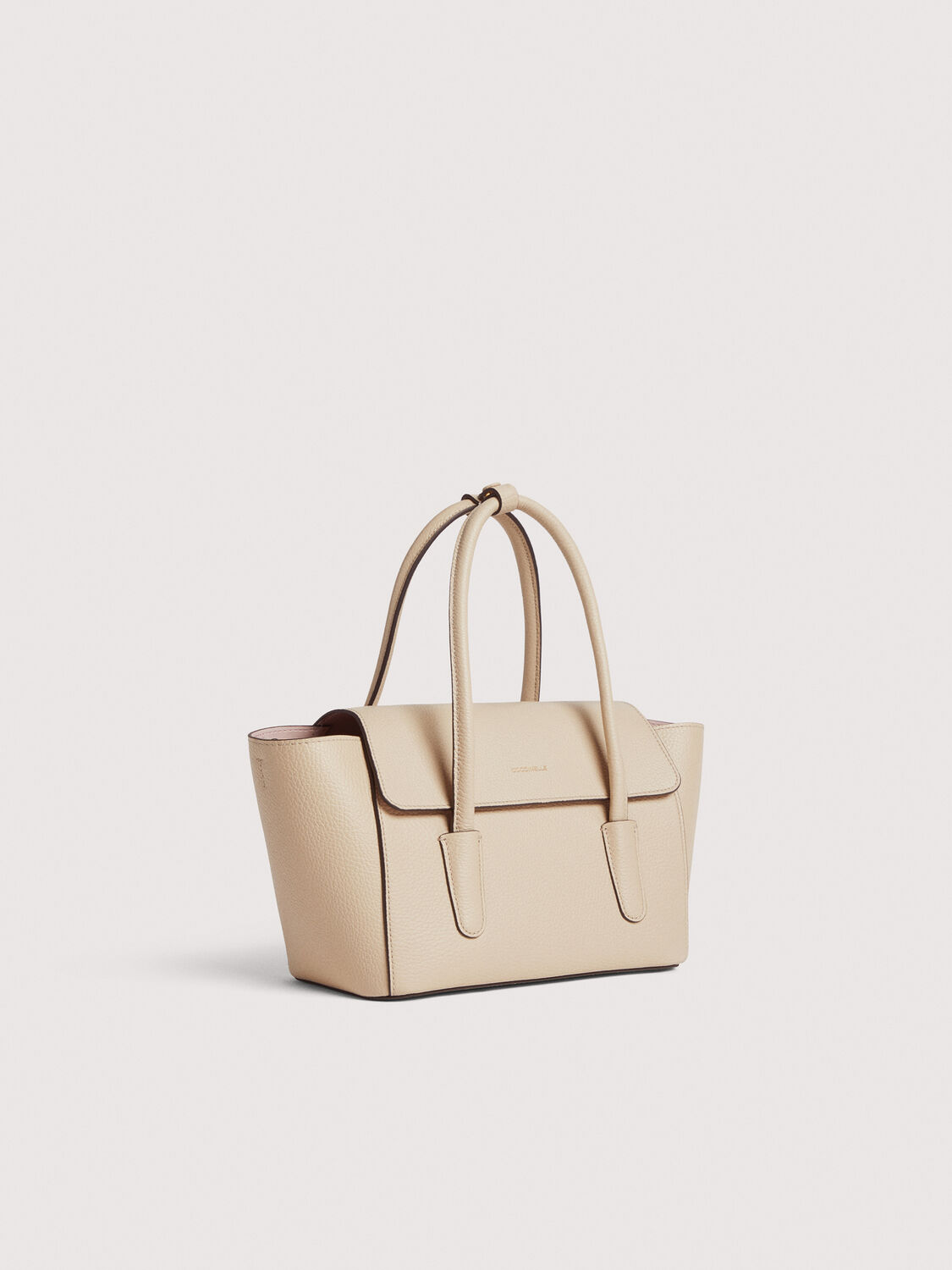 Beige COCCINELLE Schoudertas DOUBLE BEAT - large