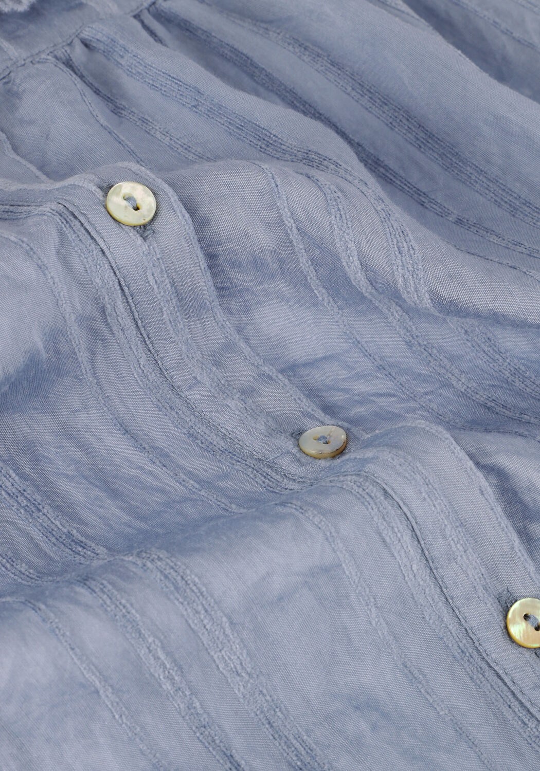 Lichtblauwe LOLLYS LAUNDRY  AIRLIE SHIRT - large