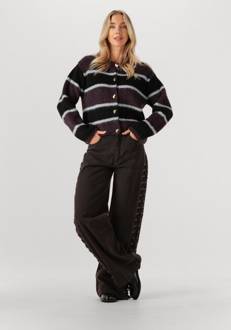 Multi MODSTRÖM Vest RAFAELMD STRIPE CARDIGAN - large