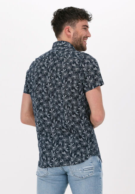 DSTREZZED Chemise décontracté SHIRT S/S LINE FLOWER VOILE en bleu - large