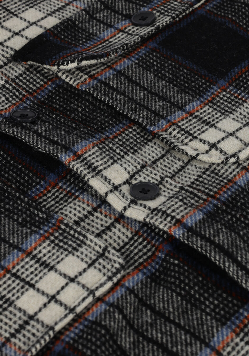 SELECTED MEN Surchemise LOOSEPABLO LS CHECK Bleu fonc&eacute; - large