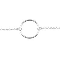 ALLTHELUCKINTHEWORLD Bracelet SOUVENIR BRACELET CIRCLE en argent - medium