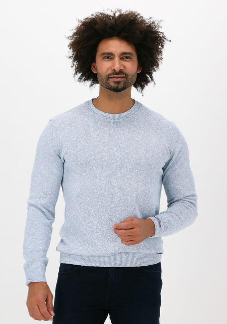 SCOTCH & SODA Pull MELANGE SWEATER CONTAINS RECYC Bleu clair - large