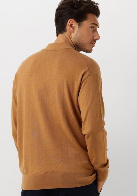 Camel SCOTCH & SODA Trui DROPPED SHOULDER MOCK NECK PULLOVER - large