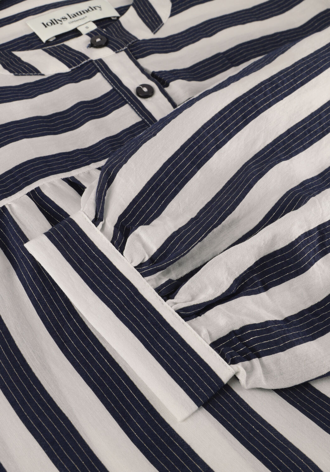 LOLLYS LAUNDRY Robe midi JESS DRESS Bleu fonc&eacute; - large