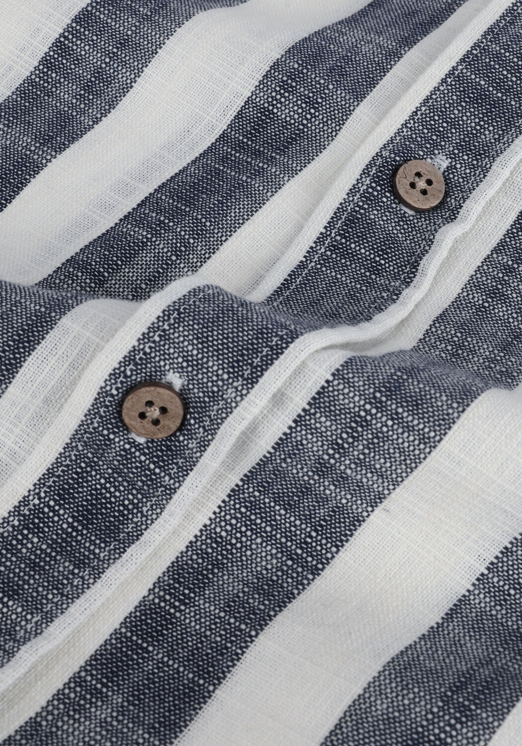 Blauwe ANERKJENDT Casual overhemd AKKONRAD STRIPED SHIRT - large