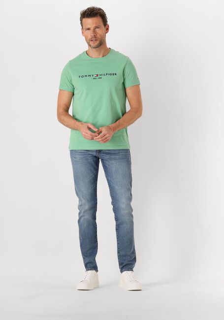 Groene TOMMY HILFIGER T-shirt TOMMY LOGO TEE - large