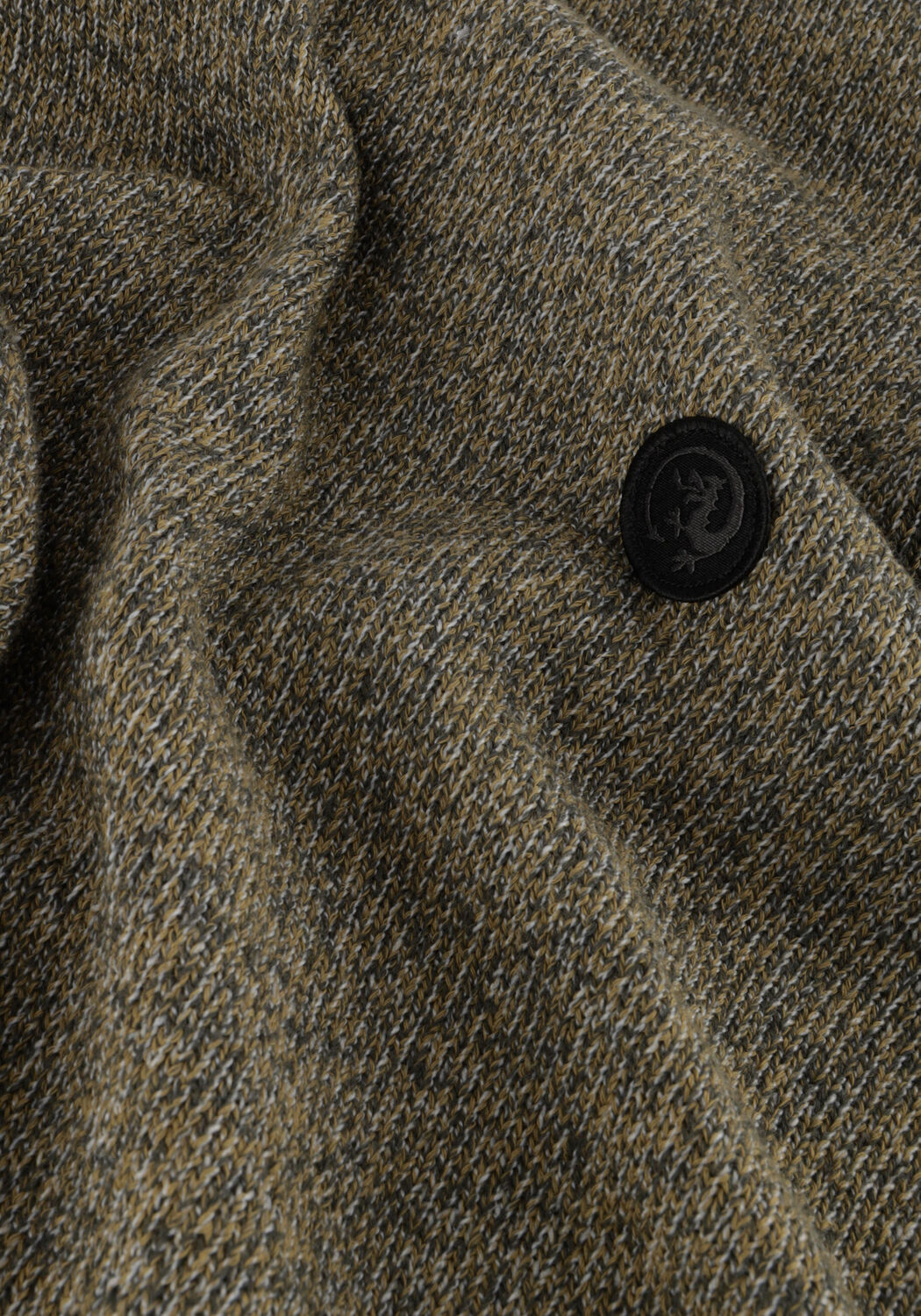 CAST IRON Pull R-NECK COTTON MIX MOCKNECK en vert - large