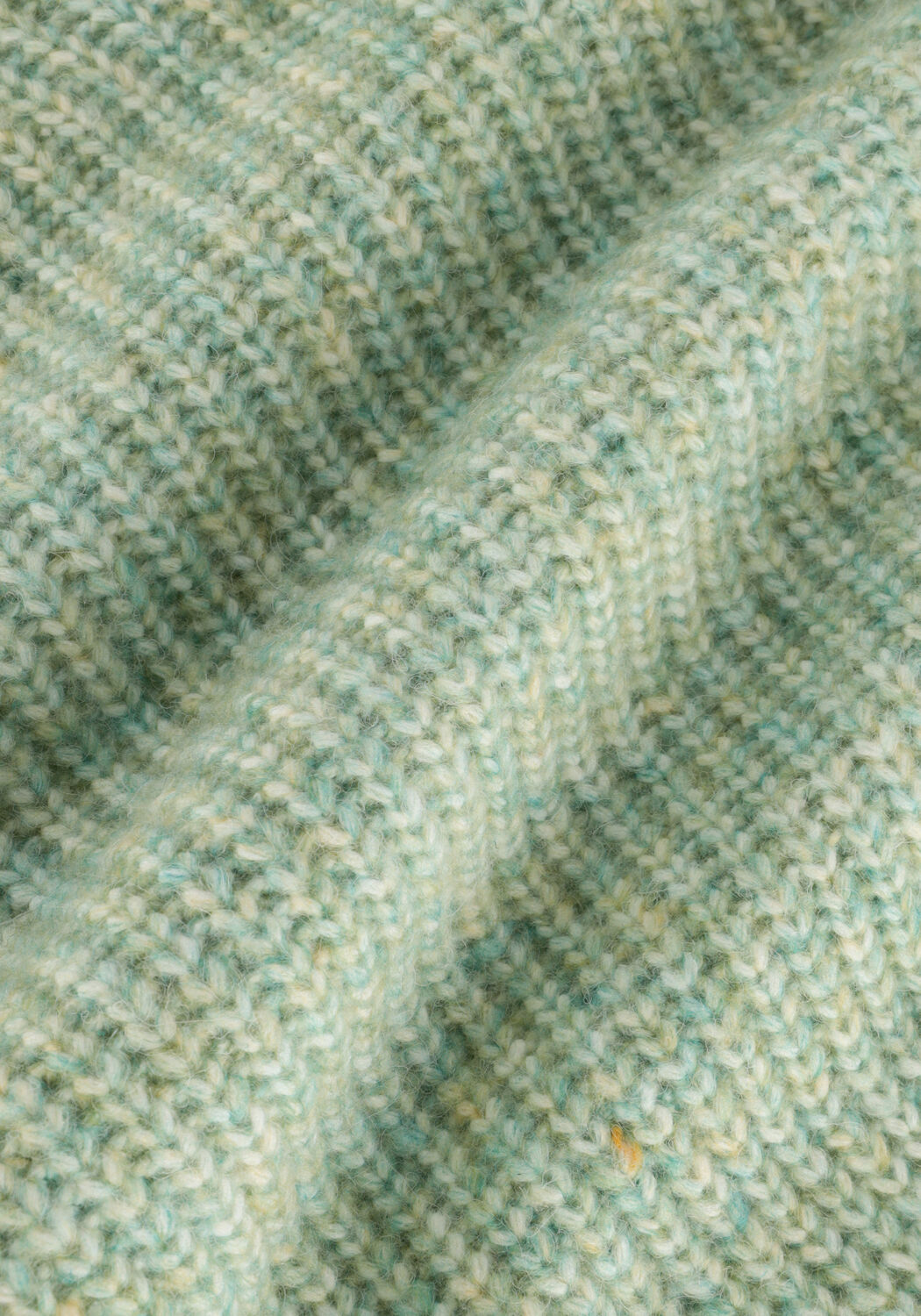 NOBELL Pull KESAN GIRLS MELANGE KNITTED SWEATER GREEN en vert - large