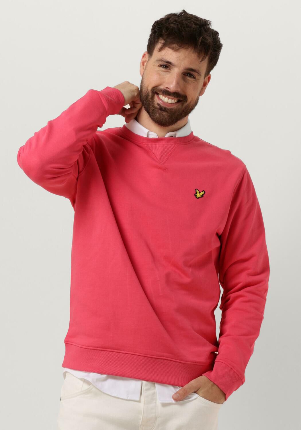 Roze LYLE SCOTT Trui CREW NECK SWEATSHIRT Omoda
