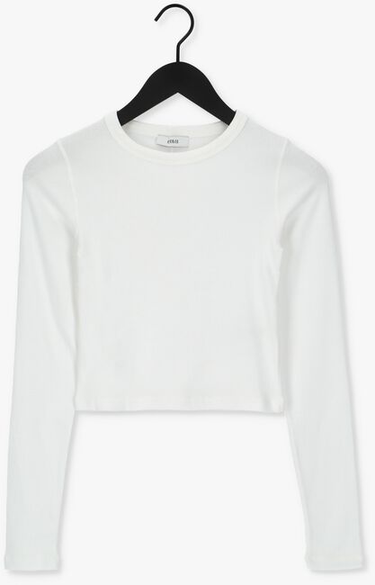 ENVII T-shirt ENALLY LS CROP TEE 5314 en blanc - large
