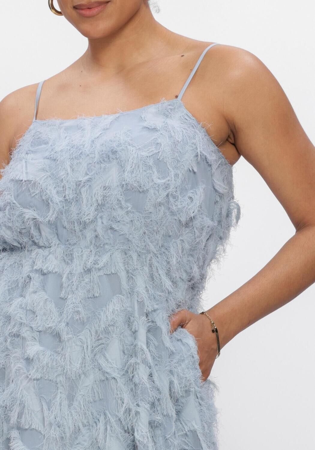 SELECTED WOMEN Robe midi SLFMYLINE REGULAR MIDI STRAP DRESS en bleu - large