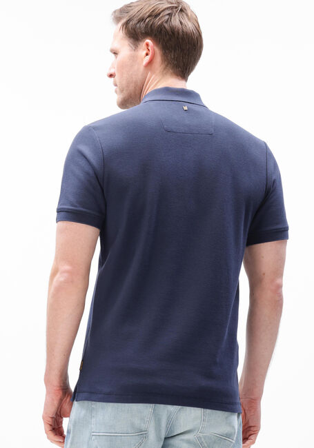 Blauwe PME LEGEND Polo WAFFLE STRUCTURE PIQUE - large