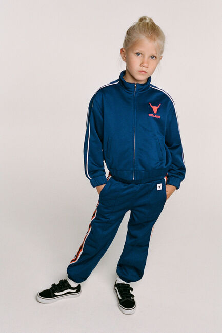 ALIX MINI Jack KNITTED TRAINING JACKET Bleu foncé - large