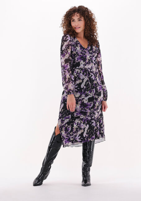 FREEBIRD Robe midi MALIA LS DRESS en violet - large