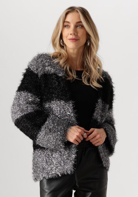 NUKUS Gilet HAILY CARDIGAN LUREX en argent - large