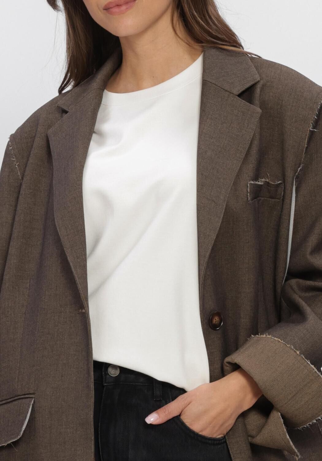ELEH Blazer EFW260004 en marron - large