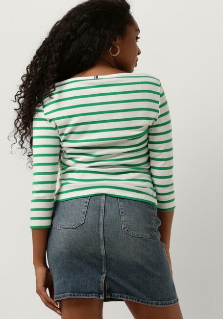 TOMMY HILFIGER NEW CODY SLIM BOAT-NK 3/4 SLEEVE Hauts & T-shirts en vert - large