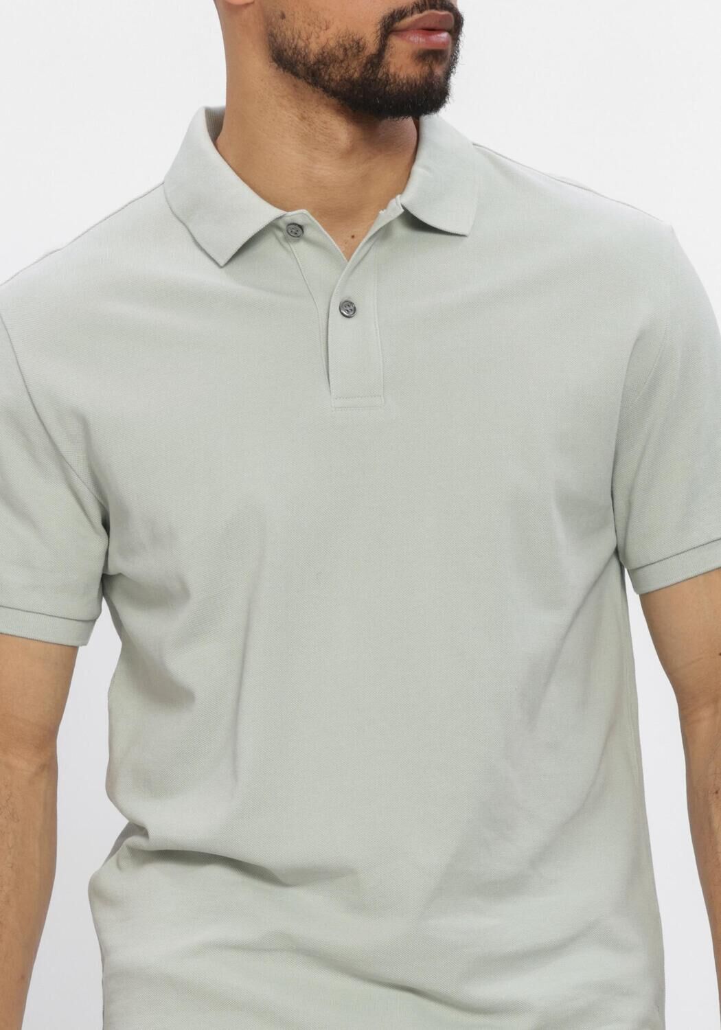 PROFUOMO Polo POLO SS BASIS PIQUE en vert - large