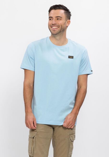 PME LEGEND T-shirt SHORT SLEEVE R-NECK GUYVER TEE Bleu clair - large