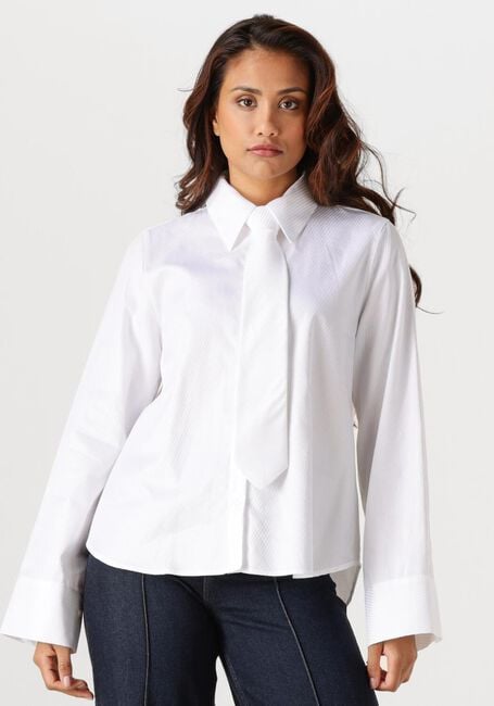 Witte MOS MOSH  MMAYEN STRIPE SHIRT - large