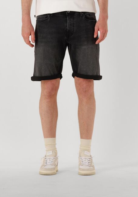 Zwarte PURE PATH Jeans THE MILES SLIM FIT DENIM SHORTS - large