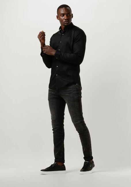 GENTI Chemise classique S0009-1109 en noir - large