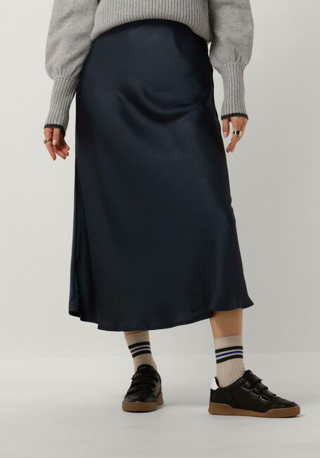 NEO NOIR Jupe midi BOVARY SKIRT Bleu foncé - large