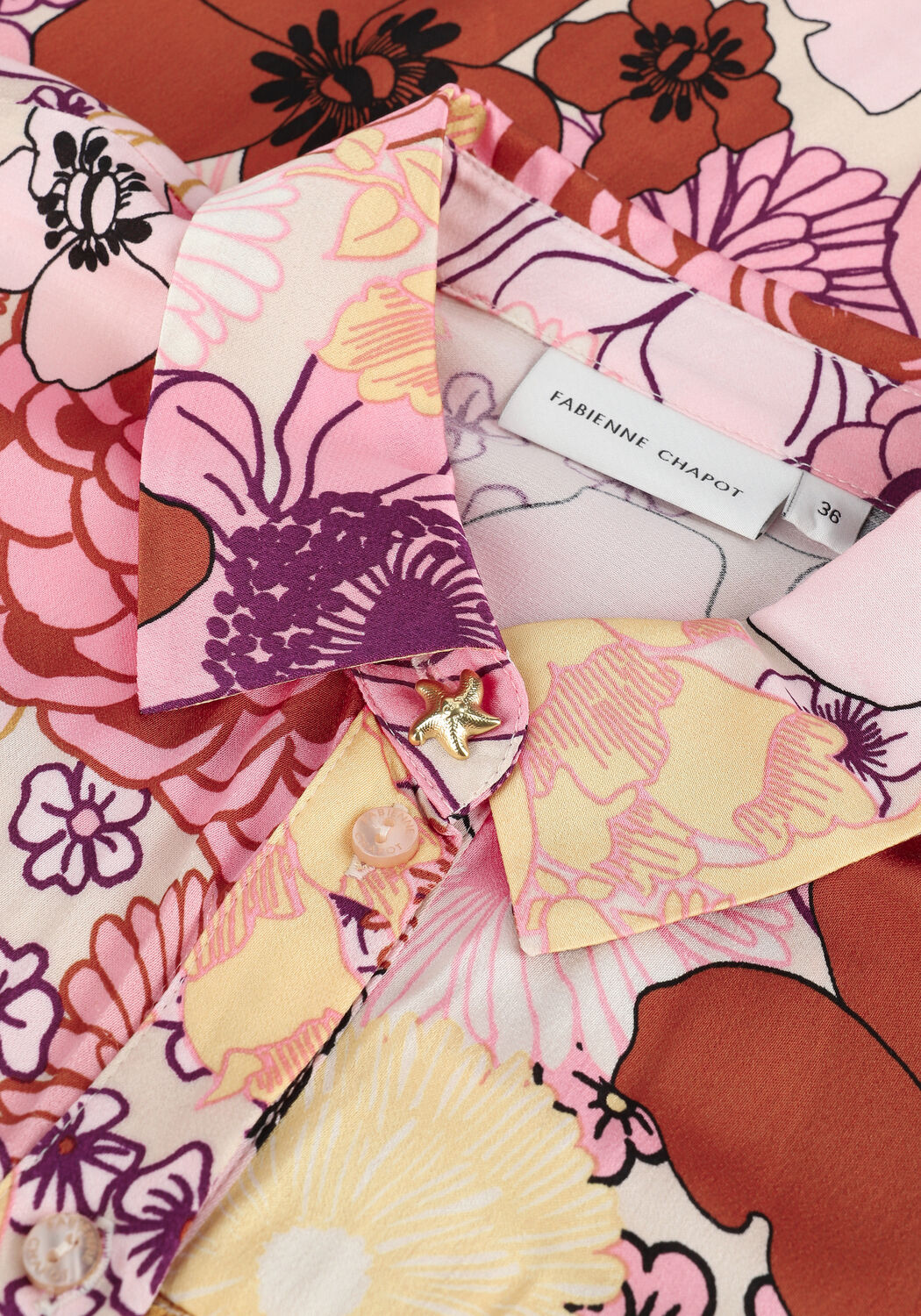 Gele FABIENNE CHAPOT Maxi jurk NINA MAXI DRESS - large