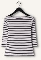 TOMMY HILFIGER T-shirt SLIM STP BOAT-NK TOP 3/4 SLV Bleu foncé TOMMY HILFIGER T-shirt SLIM STP BOAT-NK TOP 3/4 SLV Bleu foncé - medium