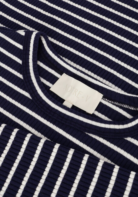 Donkerblauwe NOTRE-V Tops & T-shirts NV-EELKE ROUND NECK Donkerblauwe NOTRE-V Tops & T-shirts NV-EELKE ROUND NECK - large