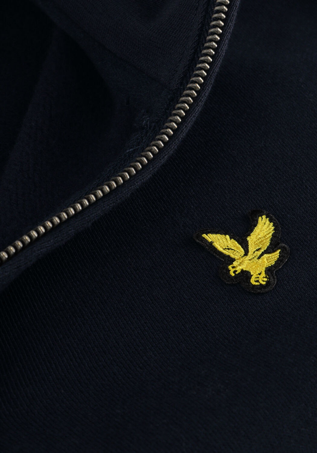 Donkerblauwe LYLE & SCOTT Trui QUARTER ZIP SWEAT - large