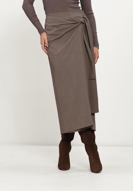INWEAR Jupe midi CLEOHIW SKIRT en marron - large