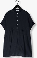 Donkerblauwe BY-BAR Midi jurk TAIS LINEN DRESS