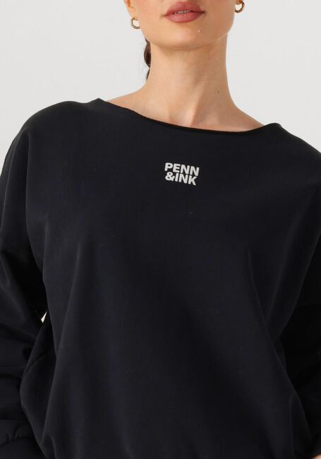 PENN & INK Pull SWEATER W25F1703 en noir - large