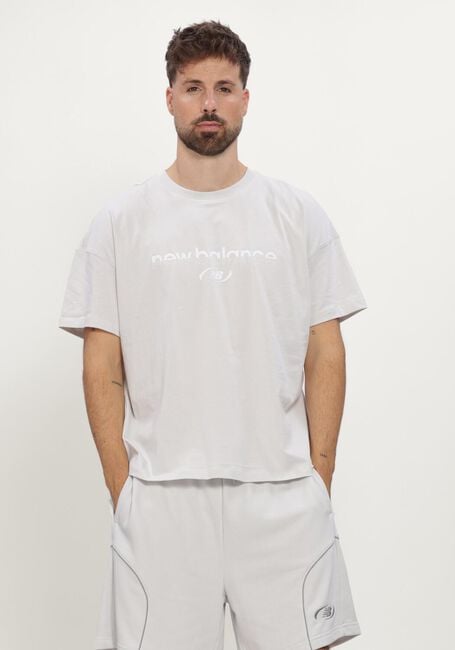 NEW BALANCE T-shirt TS SS JR en blanc - large