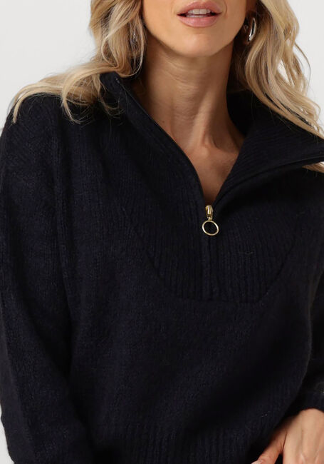 Donkerblauwe BY-BAR Trui BOXY BEAU PULLOVER - large