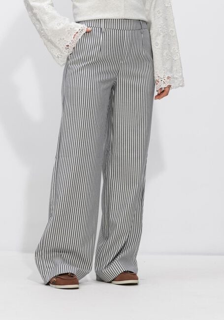 Grijze OBJECT Wijde broek OBJLISA WIDE PANT - large