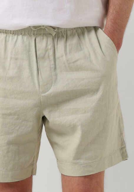 WOODBIRD Pantalon courte WBBOMMY LINEN SHORTS Menthe - large