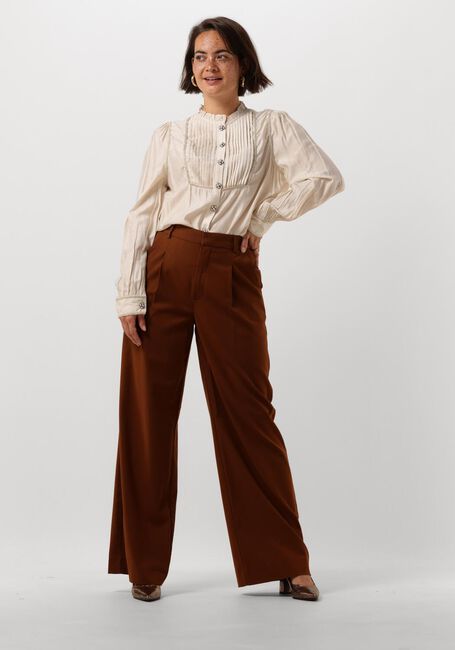 Witte NUKUS  MYANMAR BLOUSE Witte NUKUS  MYANMAR BLOUSE - large