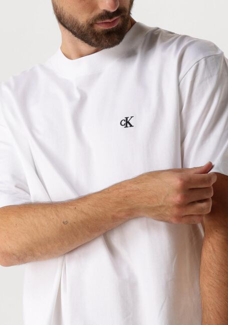 CALVIN KLEIN T-shirt HEAVY RELAXED TEE en blanc - large